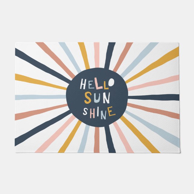 Hello Sunshine Doormat (Front)