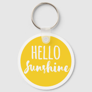 Hello Sunshine Key Ring
