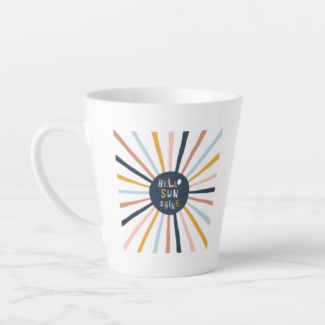 Hello Sunshine Latte Mug (Left)