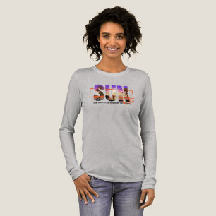 Hello Sunshine (Light mode)   Women's Long Sleeve Tri-Blend Shirt