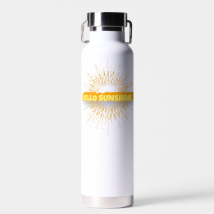 Hello Sunshine – Minimalist Sunburst Tumbler Desig Water Bottle