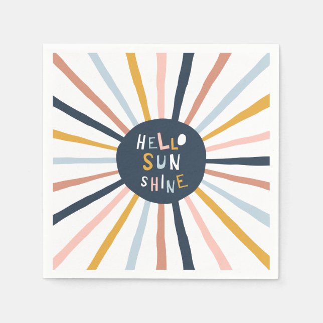 Hello Sunshine Napkin (Front)
