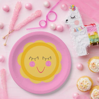 Hello, Sunshine! Paper Plate