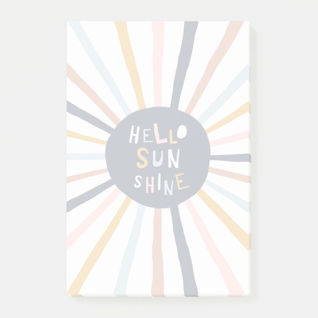 Hello Sunshine Post-it Notes (Front)