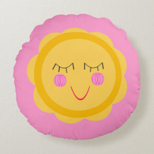 Hello, Sunshine! Round Cushion
