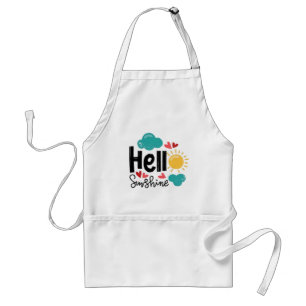 Hello sunshine  standard apron