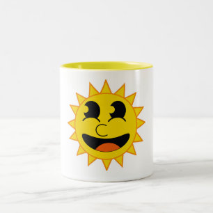 Hello Sunshine Two-Tone Coffee Mug