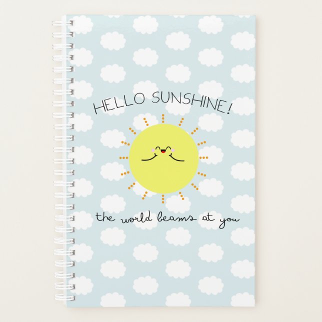 HELLO SUNSHINE - WEEK-TO-A-VIEW PLANNER (Front)