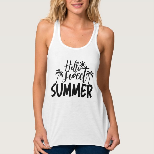 Hello Sweet Summer-96828 Singlet (Front)