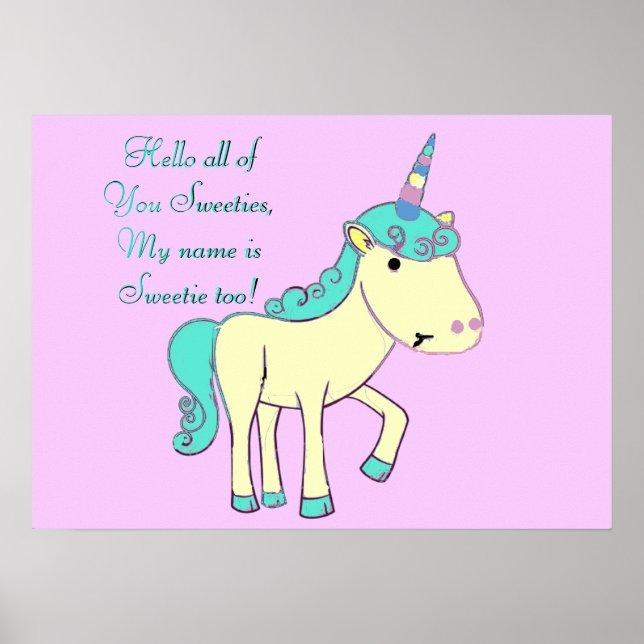 Hello Sweeties Poster (Front)