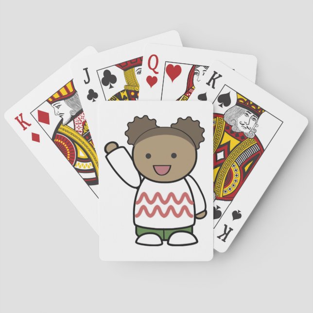 HELLO TEDDY BEAR PLAYING CARDS (Back)