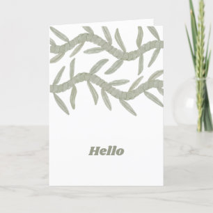 Hello Thank You Card