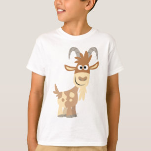 "Hello There!" Cute Cartoon Goat Children T-Shirt