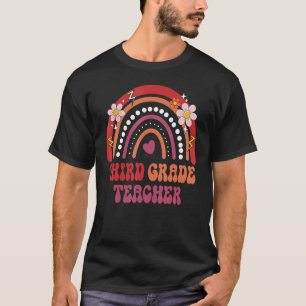 Hello Third Grade Back To School 3rd Grade Teacher T-Shirt