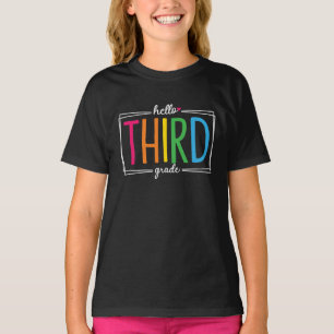 Hello Third Grade Back To School T-Shirt