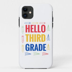 Hello Third Grade Case-Mate iPhone Case