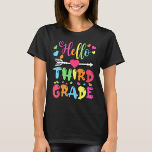 Hello Third Grade Team 3rd Grade Back To School Te T-Shirt
