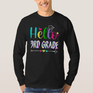 Hello Third Grade Team 3rd Grade Back To School Te T-Shirt