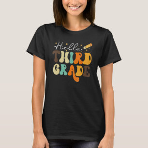 Hello Third Grade Team 3rd Grade Teacher Student T-Shirt