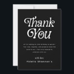 Hello Thirty Retro 30th Birthday Party Thank You Card<br><div class="desc">Express your gratitude in style with this Hello Fifty Retro 30th Birthday Party Thank You Card, designed with bold modern-retro typography and a timeless black-and-white layout that perfectly complements your milestone celebration. Ideal for sending heartfelt notes after your fifty and fabulous gathering, this customisable 30th birthday thank you card allows...</div>