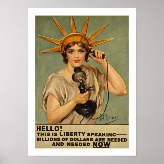 Hello! This is Liberty Speaking Poster (Front)