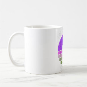 Hello Three Rainbow I Am 3 Year Old Happy Birthday Coffee Mug