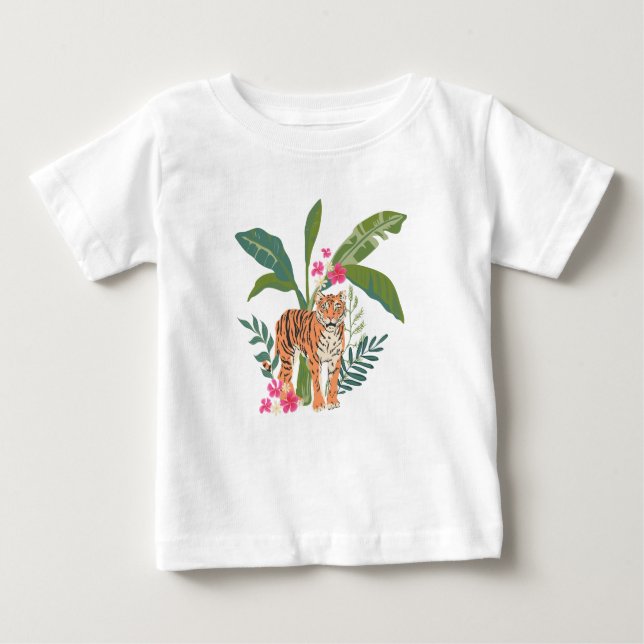 Hello Tiger Baby T-Shirt (Front)