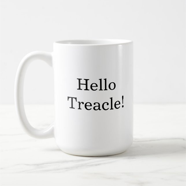 Hello Treacle Mug (Left)
