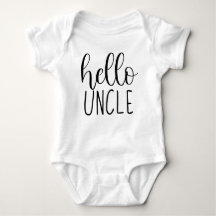 Hello Uncle Pregnancy Announcement for Uncle