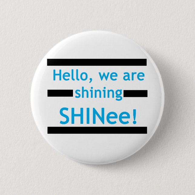 Hello, we are shining SHINee! 6 Cm Round Badge (Front)