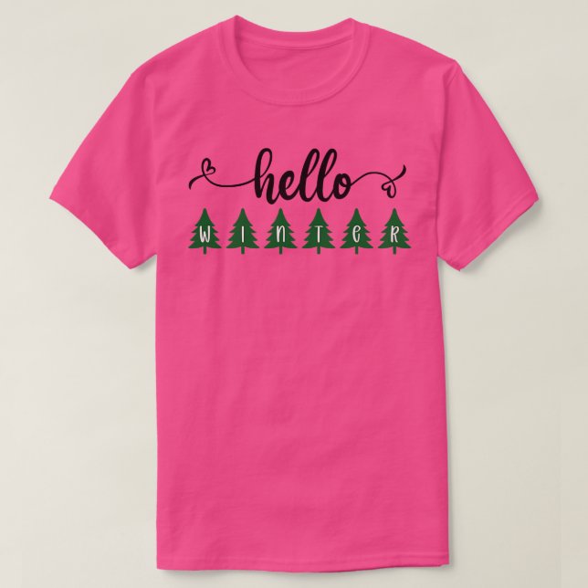 Hello winter 1 T-Shirt (Design Front)
