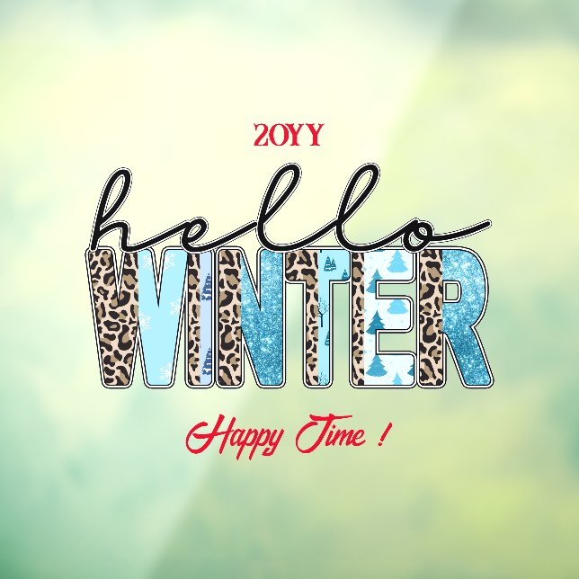 Hello Winter Customise (Sheet 3)