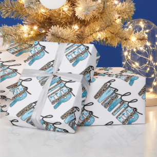 Hello Winter Customise Wrapping Paper