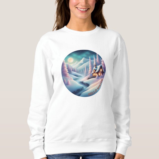 Hello Winter Sweatshirt (Front)