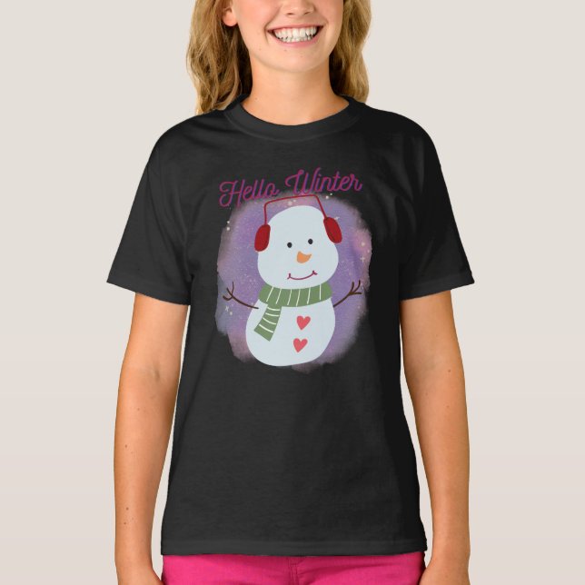 hello winter T-Shirt (Front)