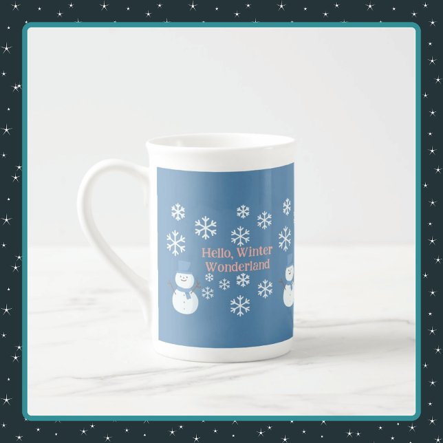 Hello, Winter Wonderland Espresso Cup (Hello, Winter Wonderland Bone China Mug)