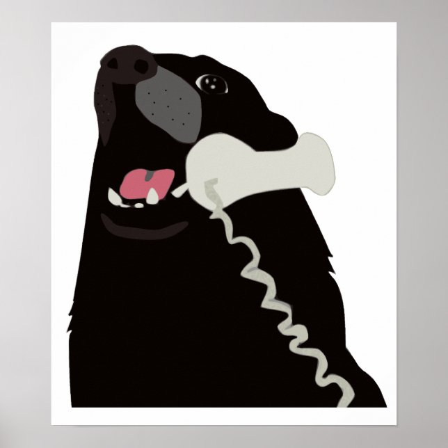 HELLO YES THIS IS DOG telephone phone Poster (Front)