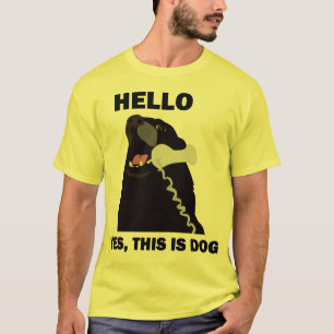 HELLO YES THIS IS DOG telephone phone T-Shirt
