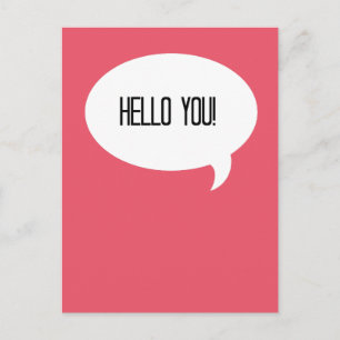 Hello you! postcard