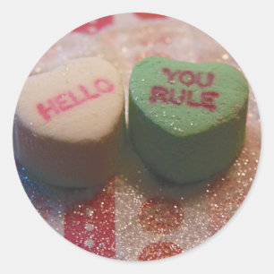 Hello You Rule Classic Round Sticker