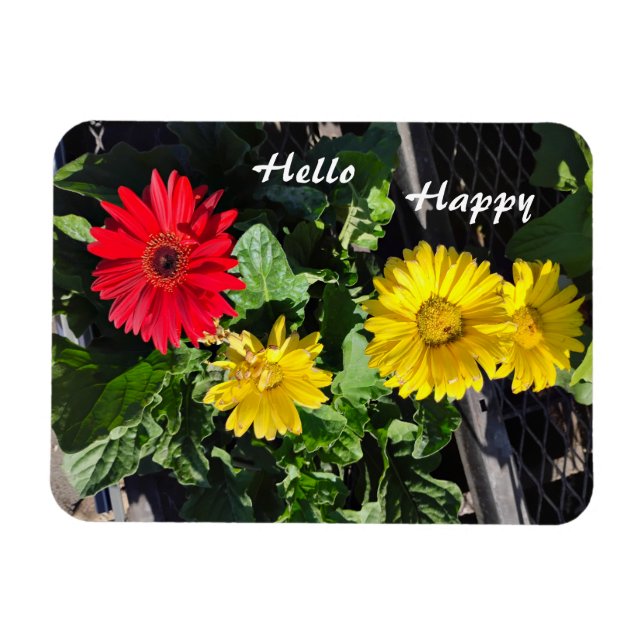 HelloHappy Magnet (Horizontal)