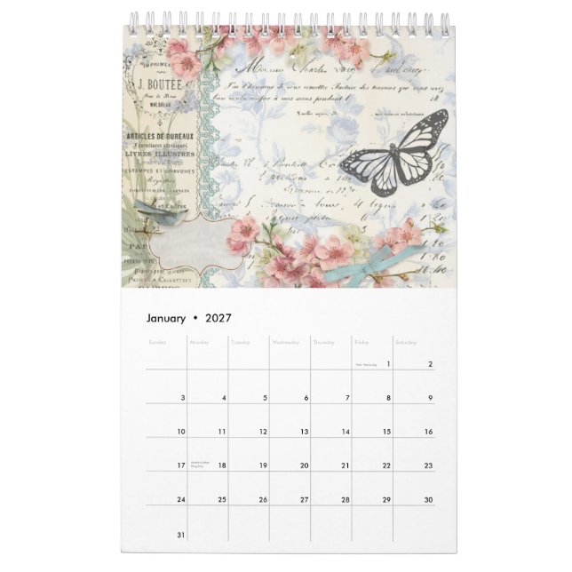 hellosusan Designs 12 Month Calendar 2026 (Jan 2027)