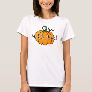 Hellow Pumpkin Fall Pumpkin Hello Fall T-Shirt
