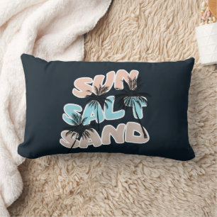 Hellow Summer Graphic Lumbar Cushion