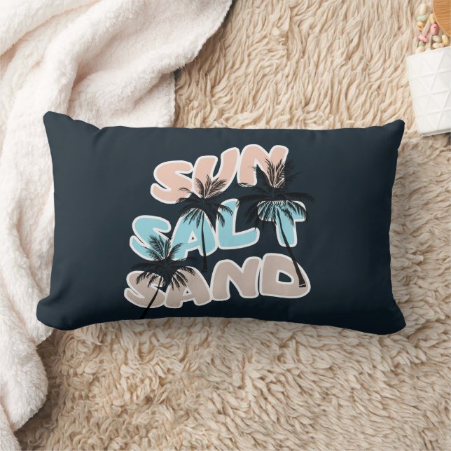 Hellow Summer Graphic Lumbar Cushion (Blanket)