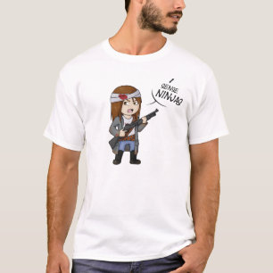 Helloween4545 I Sense Ninjas T shirt Male M