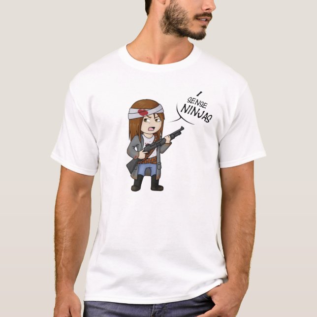 Helloween4545 I Sense Ninjas T shirt Male M (Front)