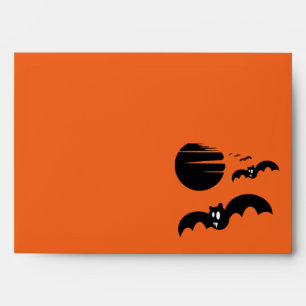 Helloween bats with Moon Envelope