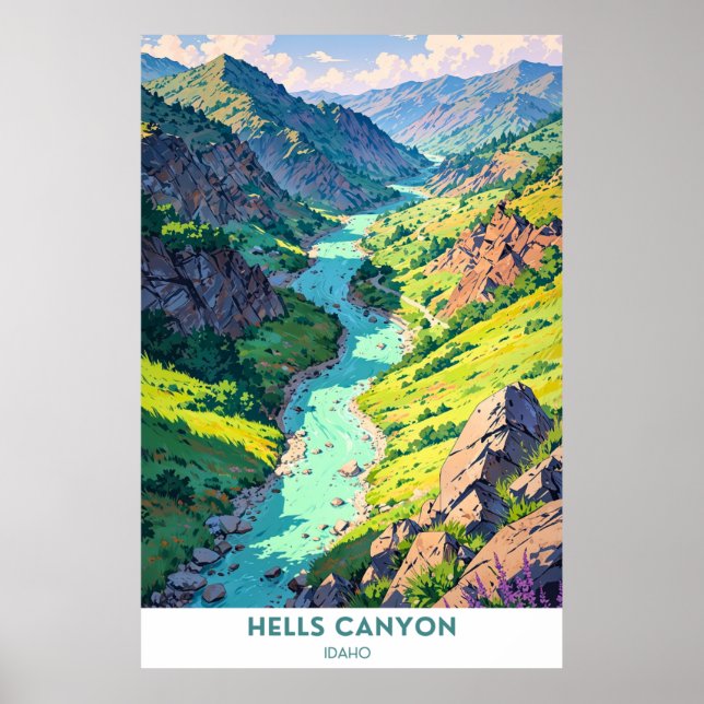 Hells Canyon, Idaho Poster (Front)