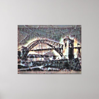 HELLS GATE BRIDGE ASTORIA, NY CANVAS PRINT